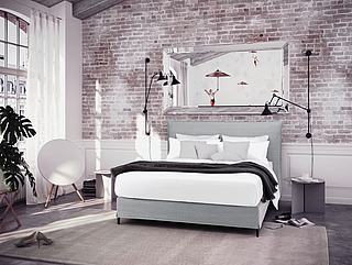 Treca Smart Volant Boxspringbett Treca Smart Volant